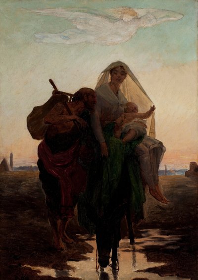 Study for Flight of the Holy Family to Egypt by Jose Ferraz Almeida de Junior